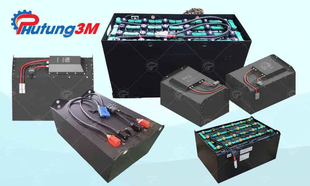 Bình điện xe nâng 48V 4 Bình điện xe nâng 48V