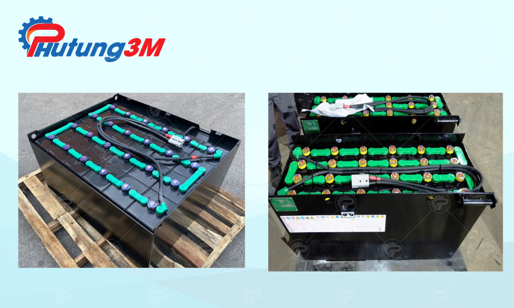 Bình điện xe nâng 48V 6 Bình điện xe nâng 48V Axit-chì