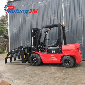 Xe nâng kẹp gỗ