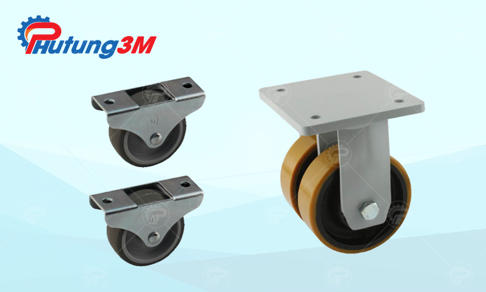 Bánh xe chịu lực 1000kg 7 Bánh xe chịu lực 1000kg mặt bích