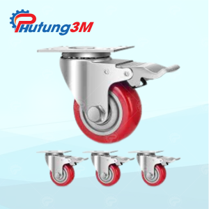 Bánh xe chịu lực có khóa