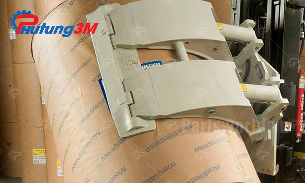 Bộ kẹp cuộn tròn lắp trên xe nâng chính hãng, giá tốt 8 Bộ kẹp tròn xe nâng mới 100%