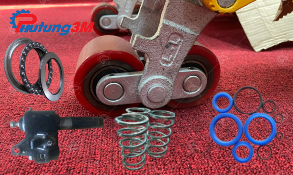 Phụ tùng xe nâng tay - Hệ thống điều khiển, bánh xe, bơm các loại 6 Các linh kiện của phụ tùng xe nâng tay