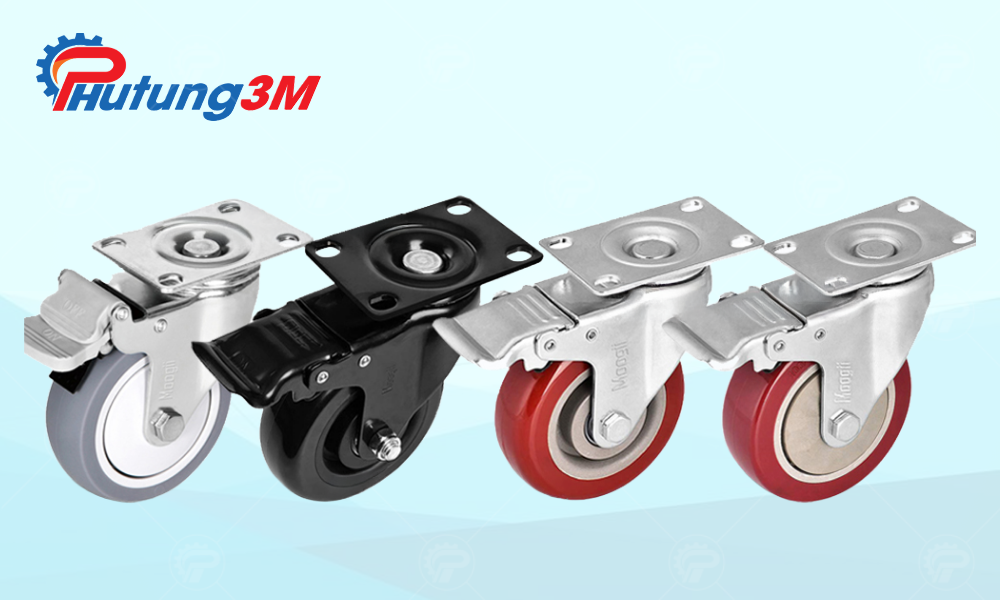 Các loại bánh xe xoay chịu lực