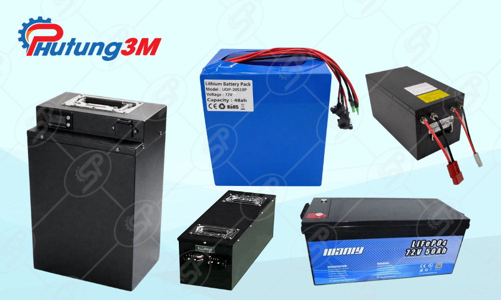 Pin 72V 50Ah 4 Các loại pin 72V 50Ah phổ biến
