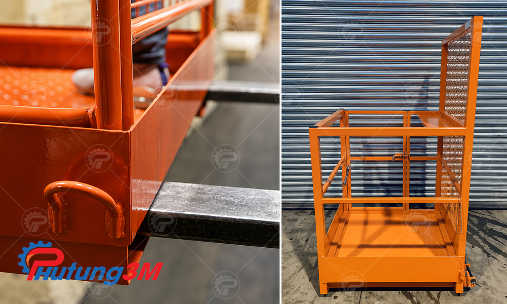 Cách lồng đứng xe nâng hoạt động