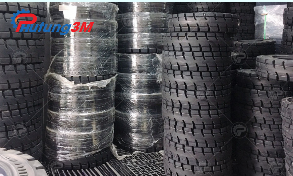 Lốp đặc xe nâng 6 Lốp đặc xe nâng