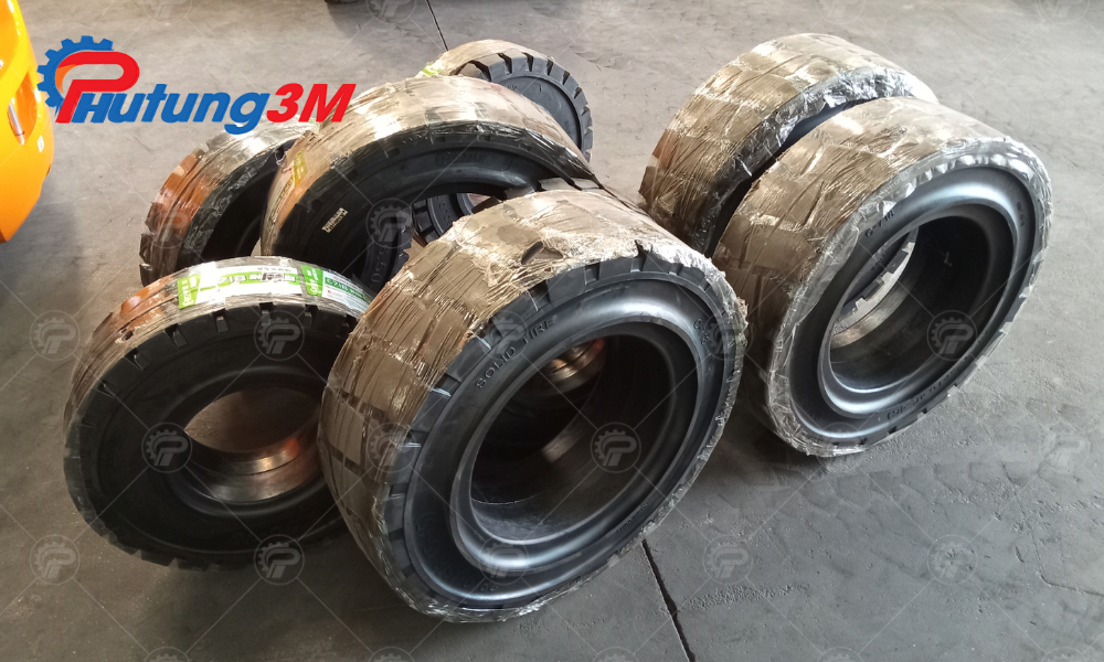 Lốp xe nâng giá tốt 7 Lốp đặc xe nâng Hangcha