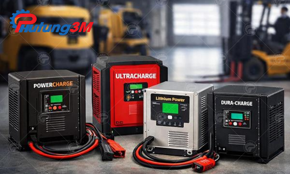Phụ tùng xe nâng Mitsubishi 9 Mua bộ sạc xe nâng 48V chính hãng tại Phutung3M