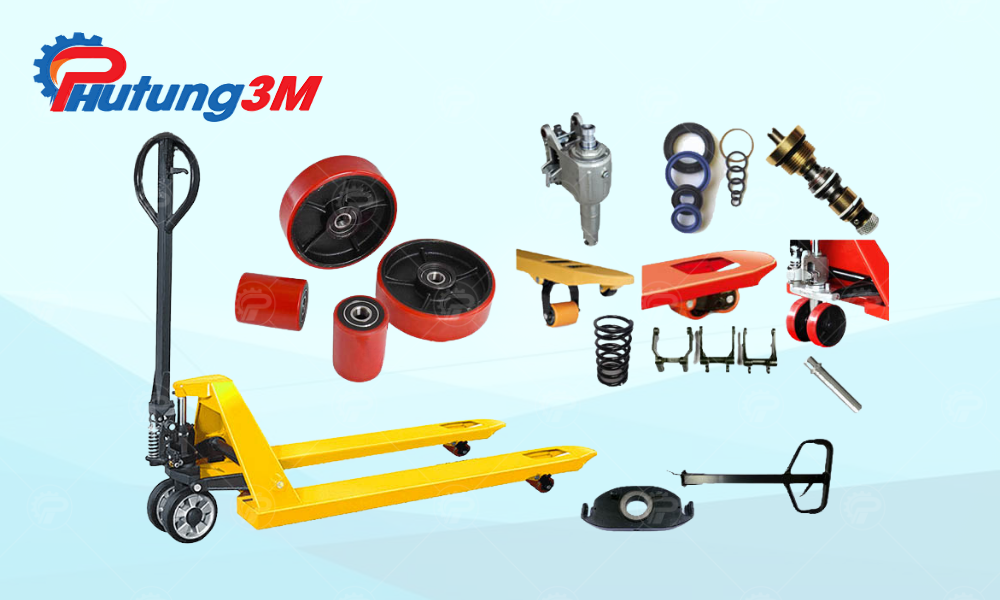 Phụ tùng xe nâng tay - Hệ thống điều khiển, bánh xe, bơm các loại 4 Phụ tùng xe nâng tay chính hãng