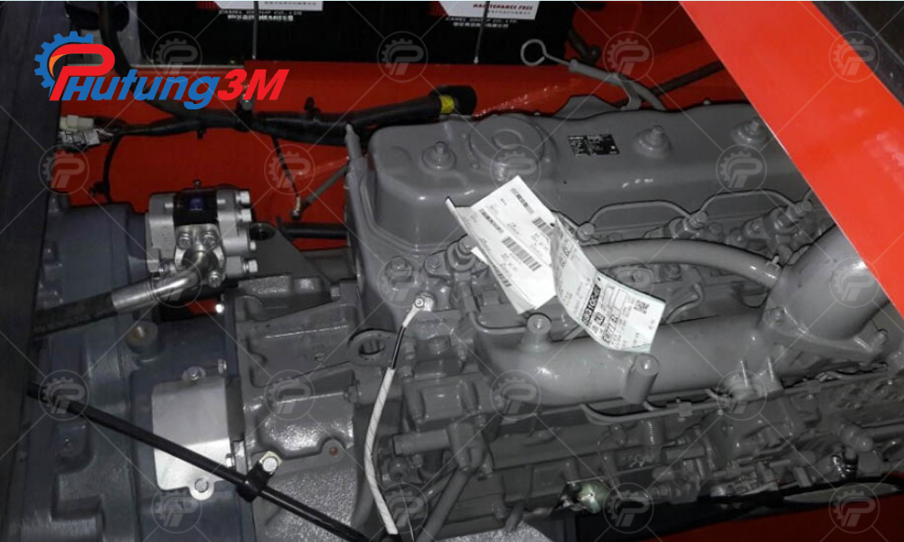 Xe nâng Isuzu 9 Xe nâng Isuzu 6BG1 7 tấn