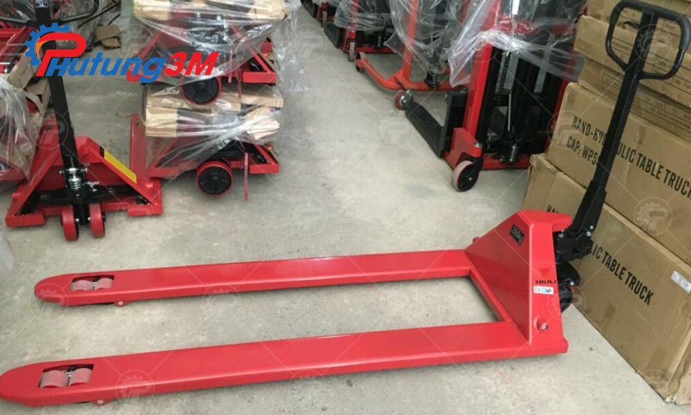 Xe nâng tay siêu dài 7 Xe nâng tay siêu dài giá tốt