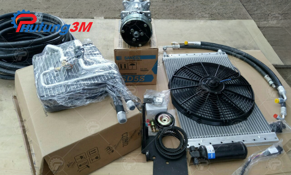 Điều hoà máy xúc 5 Bộ chế điều hoà máy xúc