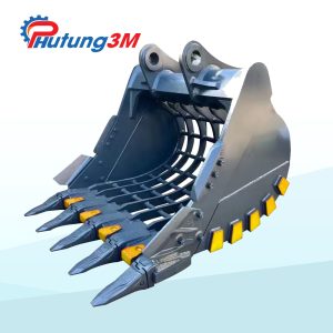 Gầu máy xúc đào 6 Gầu đào sàng máy xúc