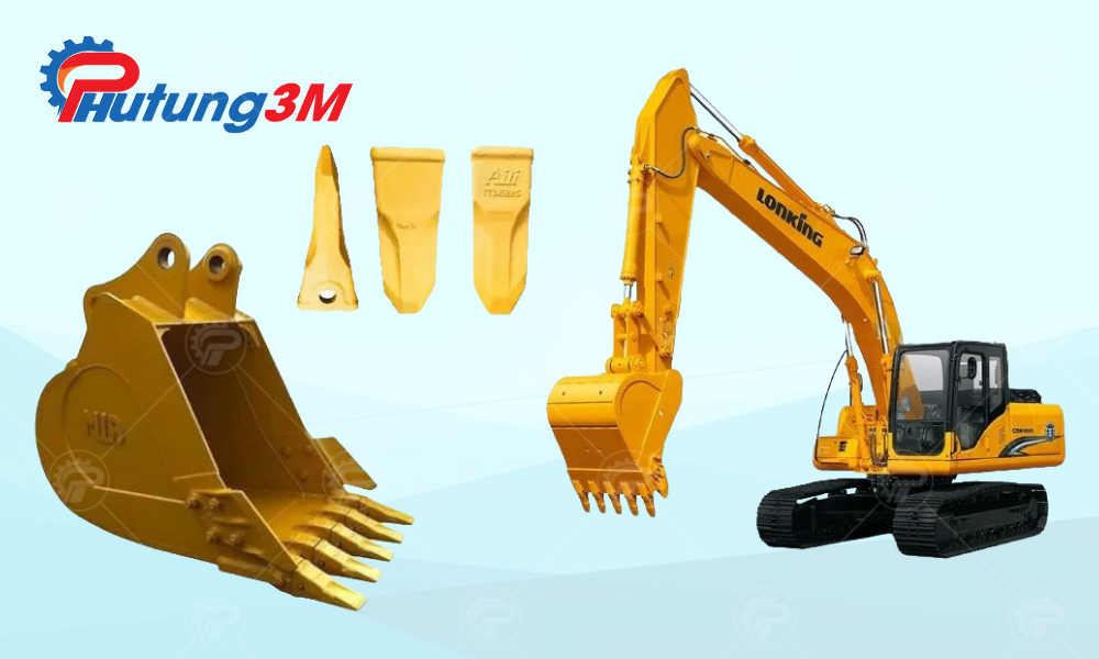 Răng gầu máy xúc 12 Răng gầu máy xúc đào