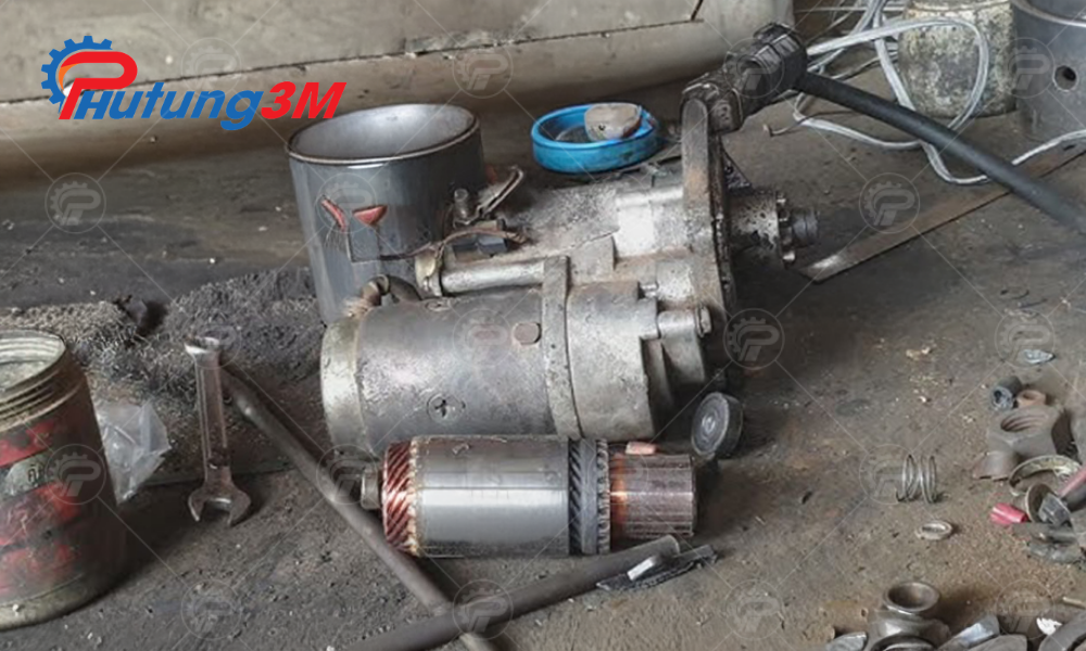 Củ đề máy xúc 7 Thay thế củ đề máy xúc
